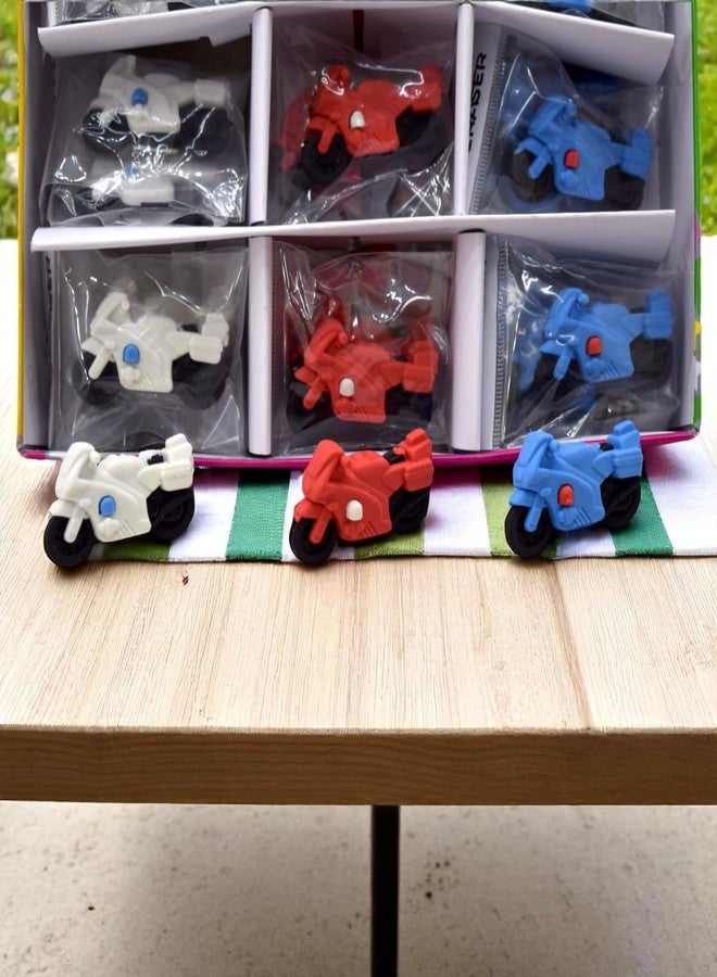 Asera 3D Bike Erasers for Kids Birthday Return Gifts Pinata Fillers (36 Pcs) - Image 3